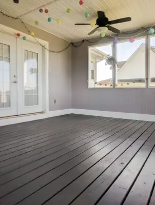 Elegant Dual-Hued Back Porch — Home Renovation & Remodeling Services project by Brandby Construction Services