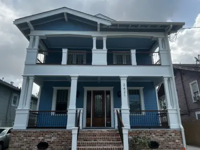 Outdoor Painting and Trimming — Home Renovation & Remodeling Services project by Am Home Improvements
