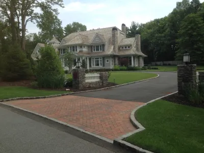 English Style Estate — Landscape Design project by Terra Verde Landscape Architecture & Design P.C.