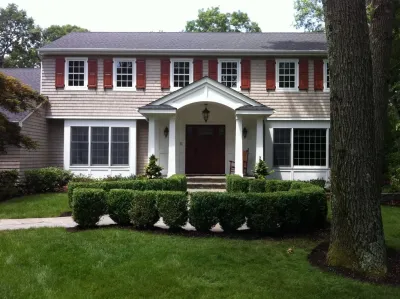 Colonial Grandeur — Landscape Design project by Terra Verde Landscape Architecture & Design P.C.