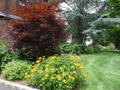 Tudor Gardens — Landscape Design project by Terra Verde Landscape Architecture & Design P.C.