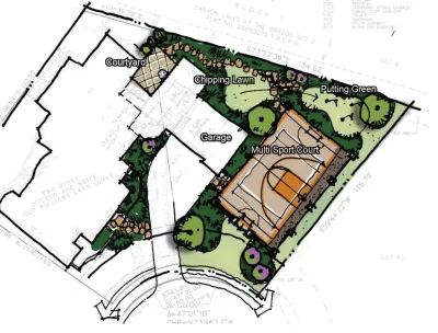 Richmond Residence — Landscape Design project by Terralab | Landscape Architects, LLC in Richmond