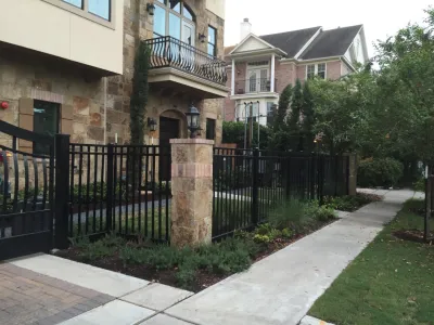 Bomar Townhomes — Landscape Design project by Terralab | Landscape Architects, LLC in Houston