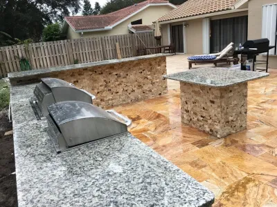 Outdoor Kitchen — Landscape Design project by Terranova Landscapes & Designs Inc. in Saint Petersburg