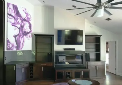 Living Room Makeover by Miller Construction Group, LLC