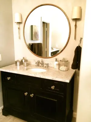 Rustic Elegance Bathroom by Stringer Construction & Design