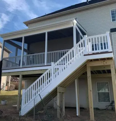 Upper Level Outdoor Enclosure — Home Renovation & Remodeling Services project by JW Associates, Inc.