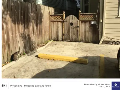 Fence and Gate Enhancement — Home Renovation & Remodeling Services project by Renovations By Michael Kiefer