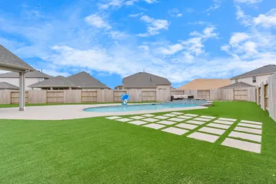 Outdoor Oasis - Cypress, TX — Landscape Design project by Texas Urban Elements in Cypress