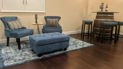 Completed Basement Project — Home Renovation & Remodeling Services project by LOK Designs LLC.