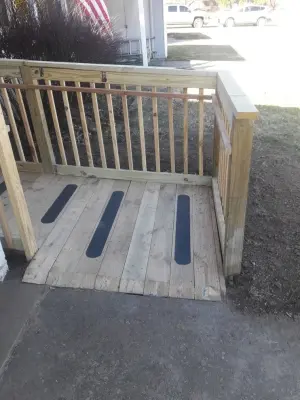 Completed Accessibility Ramps — Home Renovation & Remodeling Services project by Patterson Daryl L Inc