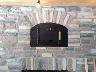 Fireplace and Pizza Oven Combination by A G Y Enterprises