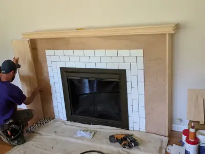 Fireplace Revamp — Home Renovation & Remodeling Services project by MJM Renovation & Exteriors
