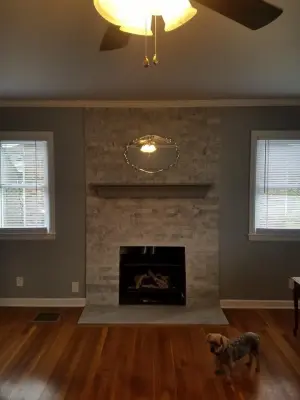 Chimney Hearth — Home Renovation & Remodeling Services project by S & T Remodeling
