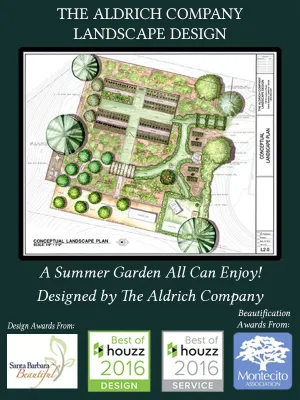 Conceptual Plan in Carpinteria, CA — Landscape Design project by The Aldrich Company - Landscape Design