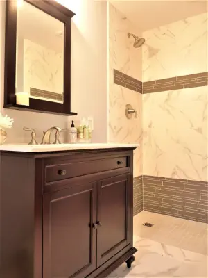 Franklin Park Primary Bathroom — Home Renovation & Remodeling Services project by Harte Remodels, LLC