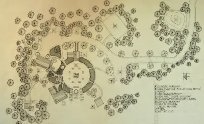Master Plan for Alternative Maine School — Landscape Design project by The Coastal Landscape