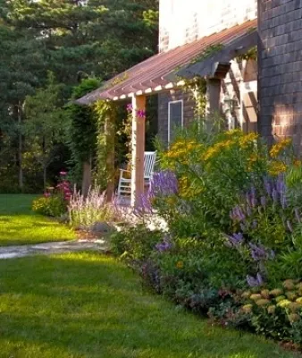 Cedar + Copper Pergola — Landscape Design project by The Coastal Landscape