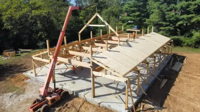 Building from the Ground Up - Barndominium/Man Cave - In Progress — Home Renovation & Remodeling Services project by Frank's Home Maintenance And General Contracting