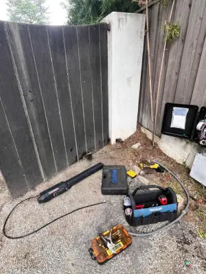 Installation of a new electric sawing gate — Fence Installation project by Novak Doors And Gates