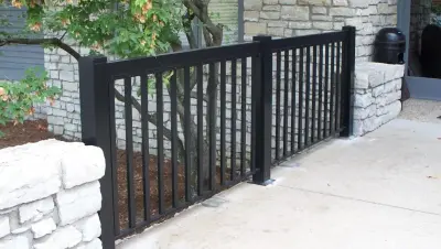 Metal Balustrade — Fence Installation project by Raatz Fence Company