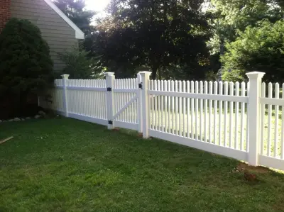 Avon PVC Spindle Picket Project August 2013 by Hartford Fence Company