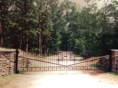 Decorative Entryways — Fence Installation project by Hartford Wire Fence