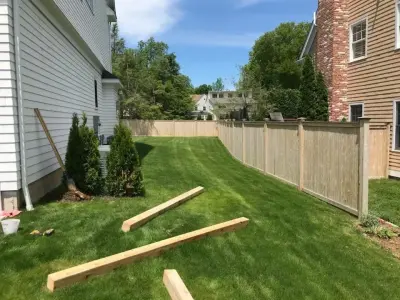 6-Foot Cedar Tongue-and-Groove Framed Panel — Fence Installation project by All American Fence Company