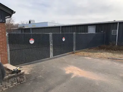 6-Foot Commercial Chain Link Project — Fence Installation project by All American Fence Company