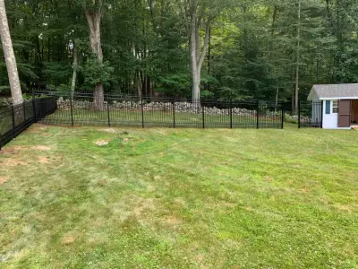 Four-Foot Puppy Panel Aluminum Fencing Project — Fence Installation project by All American Fence Company