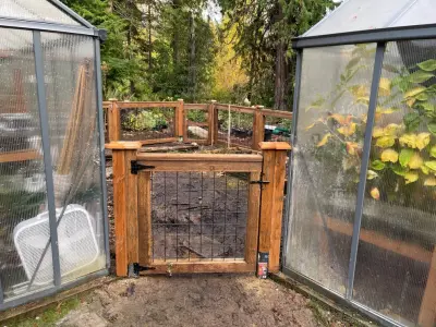 Garden Themed Boundary Fence and Gate — Fence Installation project by ABIS Construction
