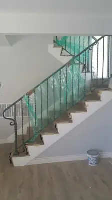 Iron Railing Production and Installation — Fence Installation project by Iron Works And Automatic Gates