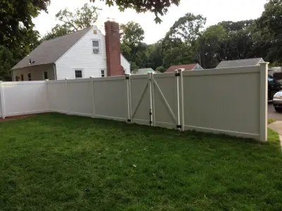 Manchester 6-Foot PVC Solid Privacy 6/13 by Hartford Fence Company