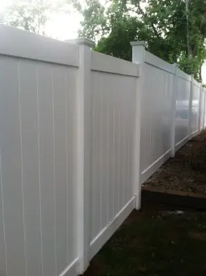 Newington 6-Foot PVC Privacy Fence July 2013 by Hartford Fence Company