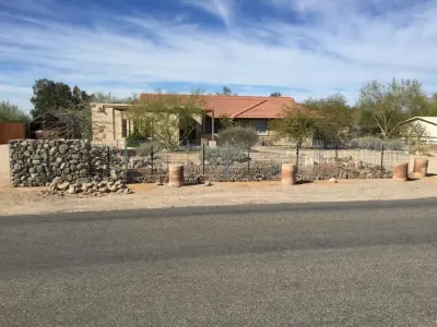 Custom Gabion Design - Fence Installation in Phoenix, AZ