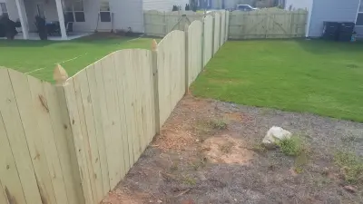 Curved Seclusion — Fence Installation project by Peachtree Fence & Gates