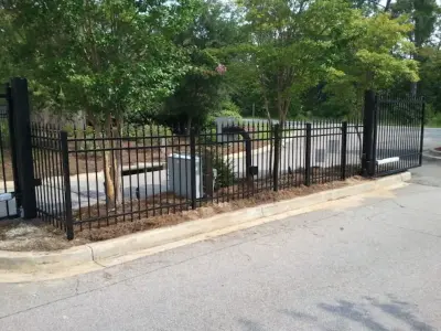 Metal Fencing — Fence Installation project by Midlands Fence