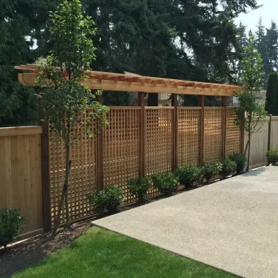 Cedar Arbor and Trellis — Fence Installation project by Western Pacific Fence