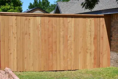Cedar with cap and trim by Concho Fence
