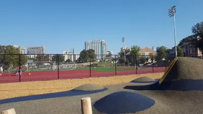 Linking Chains — Fence Installation project by Peachtree Fence & Gates