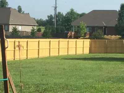 Coffee Brown Privacy Fence in Mt. Juliet, TN — Fence Installation project by Stain & Seal Experts