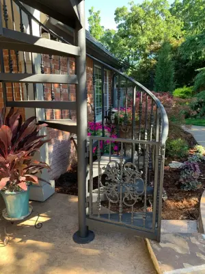 Helical Stairway — Fence Installation project by The Anvil Company