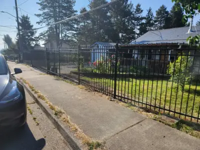 Full property fencing and sliding gate installation in Seatac, WA — Fence Installation project by Evergreen Electric Gates NW LLC