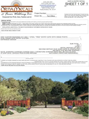 Ornametals and Finer Welding, Inc. - Fence Installation in Rutherfordton, NC