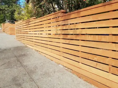 San Rafael Horizontal Fencing and New Entry Stairs and Landing — Fence Installation project by Clough Construction