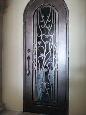 Wine Chamber Entrances — Fence Installation project by Victory Metal Works