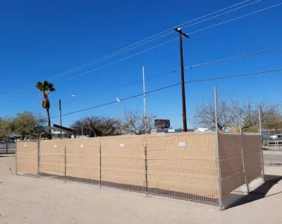 Fence Leasing — Fence Installation project by Tucson Fence Rentals