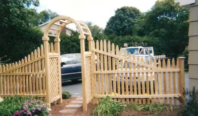 Gardens and Boundaries — Fence Installation project by Orange Fence & Supply CO INC