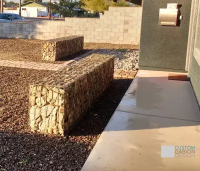 Custom Gabion Design - Fence Installation in Phoenix, AZ