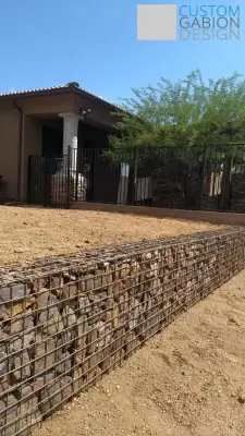 Custom Gabion Design - Fence Installation in Phoenix, AZ